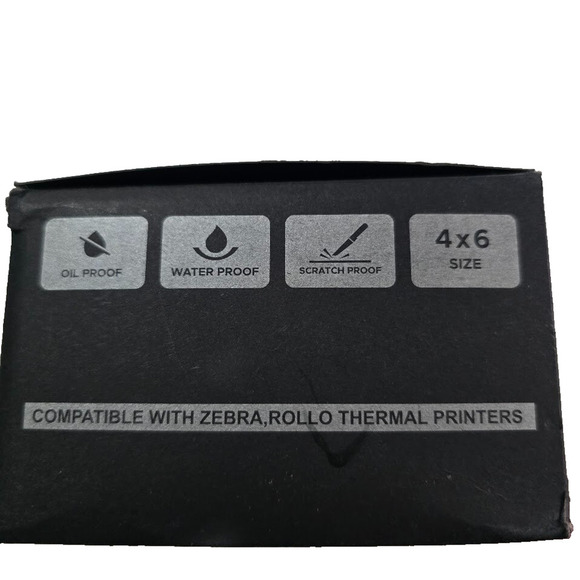 Fanfold Direct Thermal Shipping Labels 4x6 500 - Picture 3 of 4